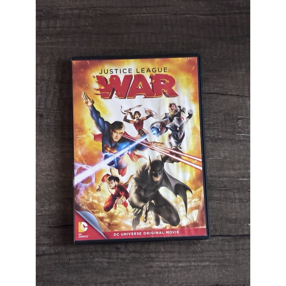 Justice League War DVD 2014 DC Universe Animated Original Movie DCU Action
